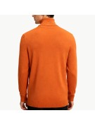 Solid Color Turtleneck Pullover Sweater