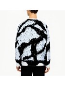 Skull Pattern Mohair Sweater