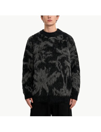 Men's Faux Mink Fleece Sweater