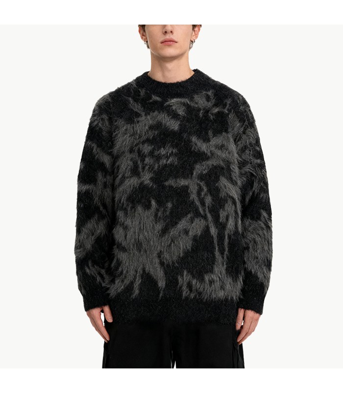 Men's Faux Mink Fleece Sweater