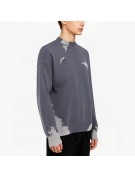 Raw Edge Pullover Sweater