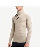 Men's Knitted Turtleneck Sweater