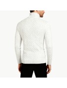 Men's High Neck Thick Knit Sweater