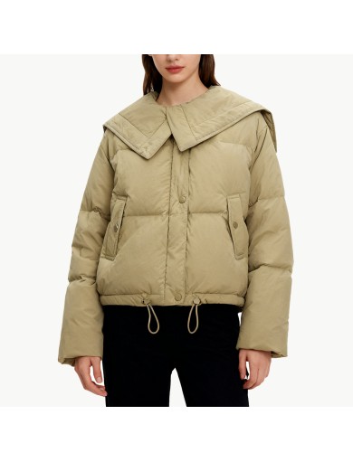 Versatile Lapel Down Jacket