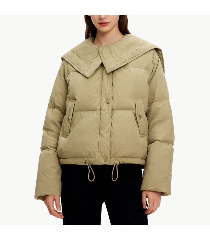 Versatile Lapel Down Jacket