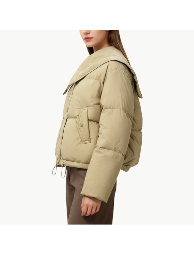 Versatile Lapel Down Jacket
