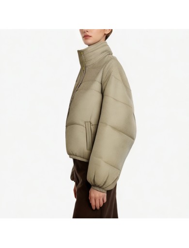 Women's Plaid Short Down Jacket