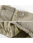 Women's Plaid Short Down Jacket