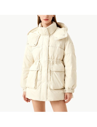 Casual Mid Length Down Jacket