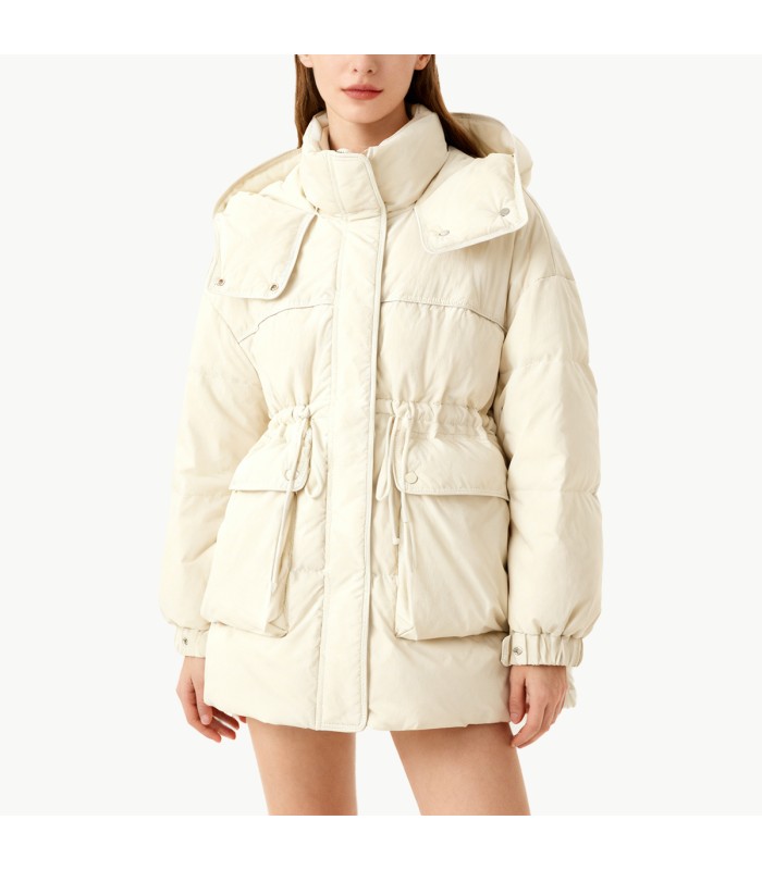 Casual Mid Length Down Jacket