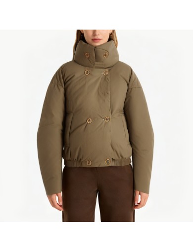 Short Double Breasted Down Jacket