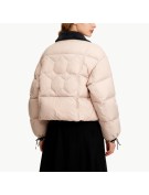 Corduroy Lapel Down Jacket