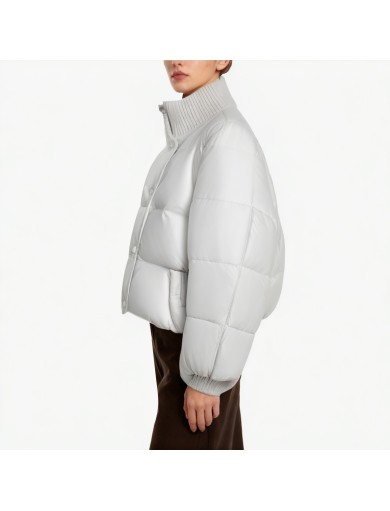 Knitted Short Down Jacket
