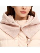 Pink Stand up Collar Down Jacket