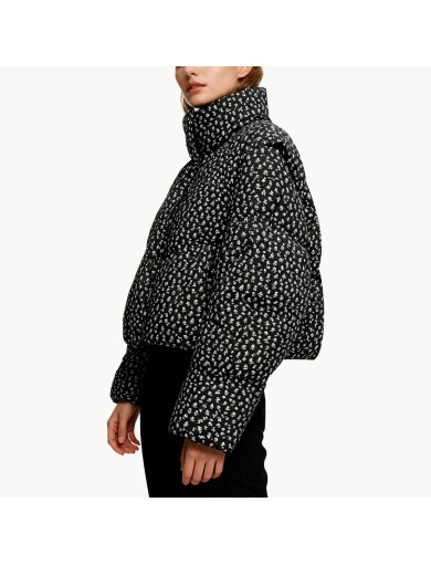 Two Way Floral Down Jacket