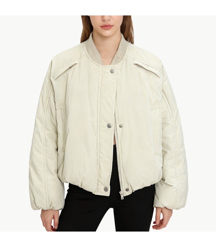 Solid Color Short Women's Down Jacket