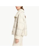 Down Jacket with Fur Collar