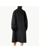 Double Faced Wool Mid Length Women's Coat