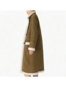 Women's Mid Length Toggle Button Coat