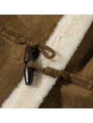 Women's Mid Length Toggle Button Coat