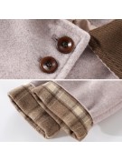 Chunked Thick Color Blocked Coat