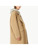 Women's Hooded Two Piece Wool Coat