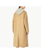 Women's Hooded Two Piece Wool Coat