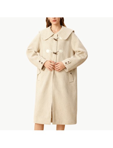Versatile Thick Wool Coat for Women