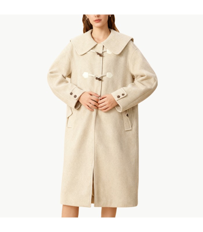 Versatile Thick Wool Coat for Women