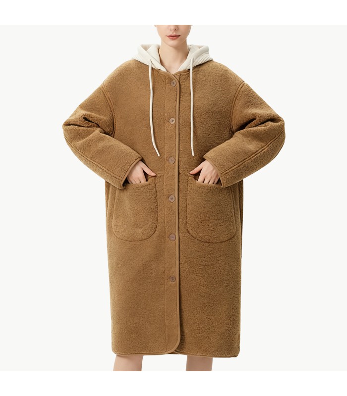 Vintage Style Lambswool Women's Coat