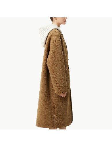Vintage Style Lambswool Women's Coat