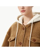 Vintage Style Lambswool Women's Coat