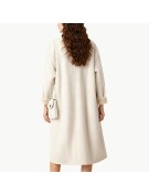 Women's Suede Stand Collar Coat