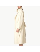 Retro Style Stand Collar Double Faced Wool Coat