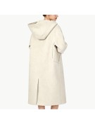 Hooded Wool Coat for Women