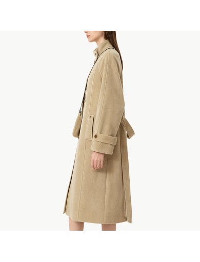 Women's Winter Stand up Collar Wool Coat
