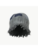 Frayed Edge Knitted Beanie