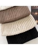 Solid Color Knitted Wool Hat