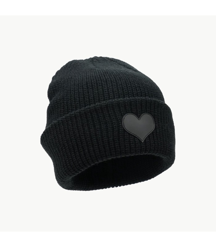 Heart Shaped Applique Beanie