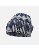 Color Blocked Striped Knit Hat