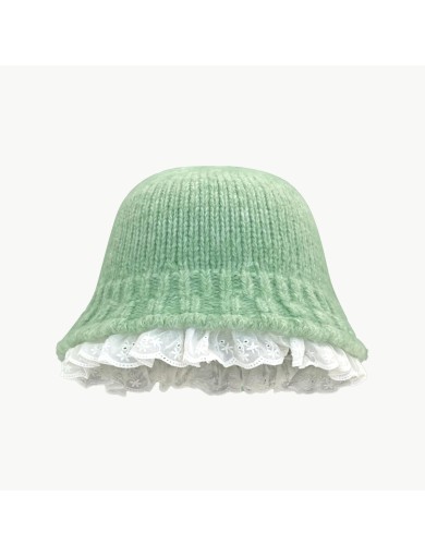 Solid Color Knitted Bucket Hat
