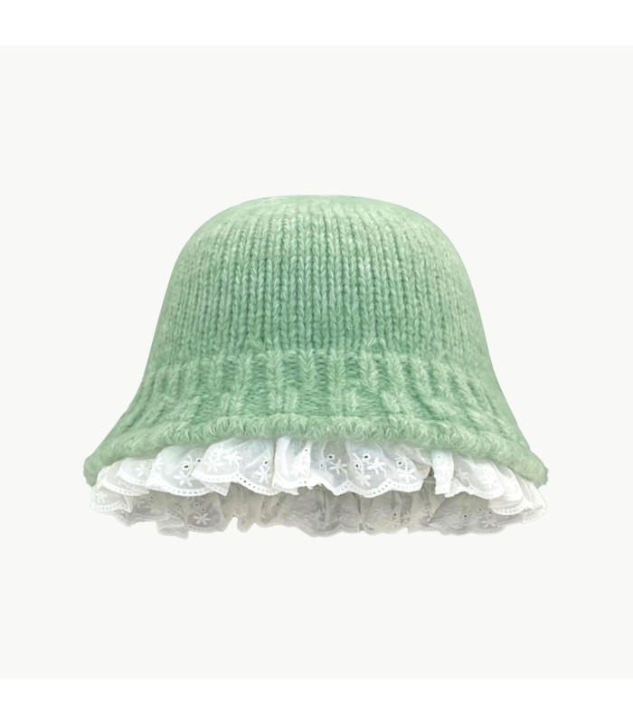Solid Color Knitted Bucket Hat