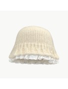Solid Color Knitted Bucket Hat