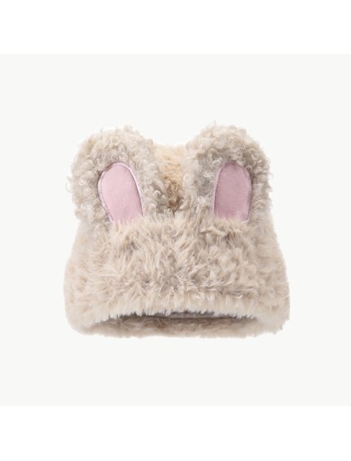 Plush Bunny Ear Beanie