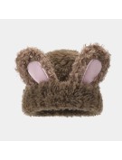 Plush Bunny Ear Beanie